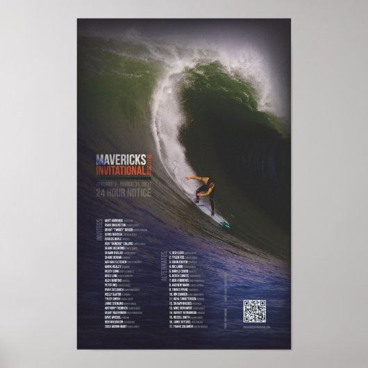 Mavericks Invitational - Poster voor openingscerem (Voorkant)
