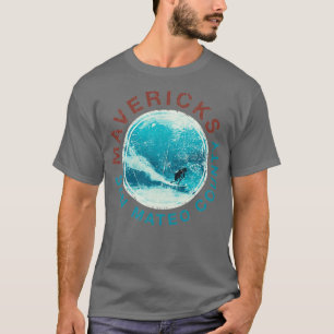 MAVERICKS Surf Half Moon Bay Big Wave SurfCali T-shirt