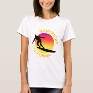 Mavericks surfen Californië Vakantie T-shirt
