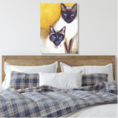Mavis & Barnaby Canvas Afdruk (Insitu (Slaapkamer))