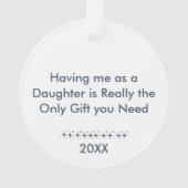 M'avoir comme fille rétro étoiles photo (devant)