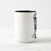 Mav's en Mochas-mok Tweekleurige Koffiemok (Center)