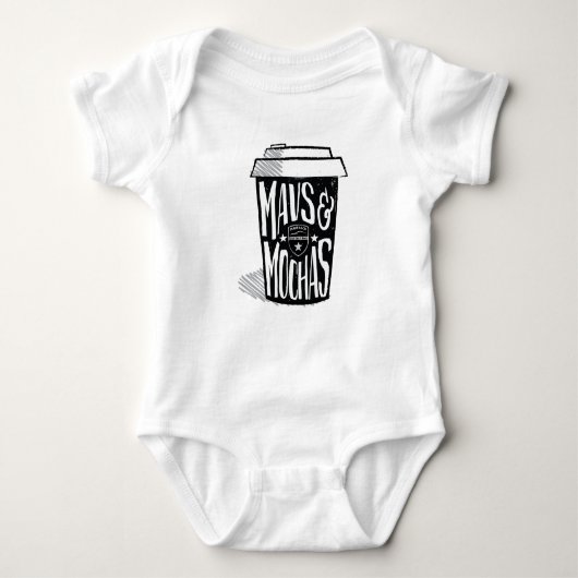 Mavs & Mochas baby t-shirt (Voorkant)