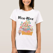 Maw-Maw bloementuin ontwerp T-shirt (Voorkant)