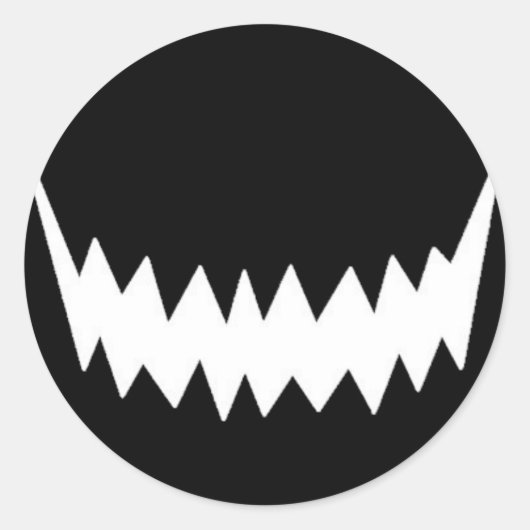 Maw Mouth Ronde Sticker (Voorkant)