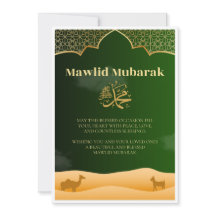 Mawlid Mubarak Islamitische Wenskaart