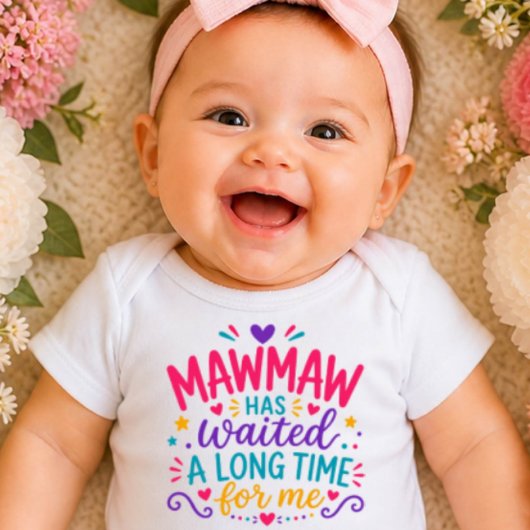 Mawmaw a attendu Body bébé coloré
