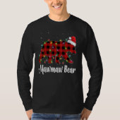 Mawmaw Bear Buffalo Red Plaid Matching Family Chri T-shirt (Voorkant)