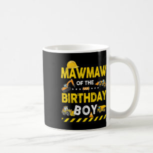 Mawmaw van de verjaardag jongen bouwvakker Bir Koffiemok