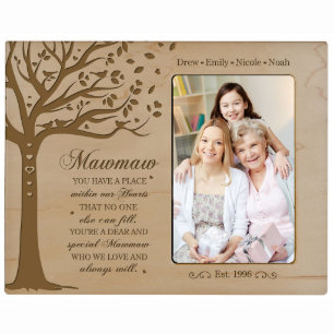 Mawmaw We houden van 8 x 10-inch Maplewood Afbeeld