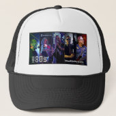 Max. 80s 5-paneelbandschroefplaat trucker pet (Voorkant)