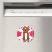Max. | Aimant rond rouge tropical (In Situ (Lave-vaisselle))