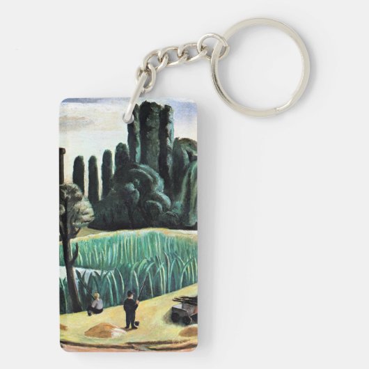 Max Beckmann - Seascape met Poplars Sleutelhanger (achterkant)