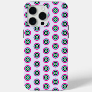 Max Bright Colorful Circles Coque pour iPhone 15 Pro M