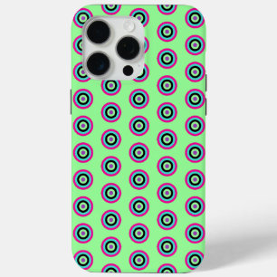 Max Bright Colorful Circles Coque pour iPhone 15 Pro M