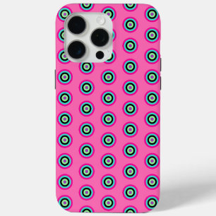 Max Bright Colorful Circles Coque pour iPhone 15 Pro M