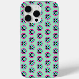 Max Bright Colorful Circles Coque pour iPhone 15 Pro M