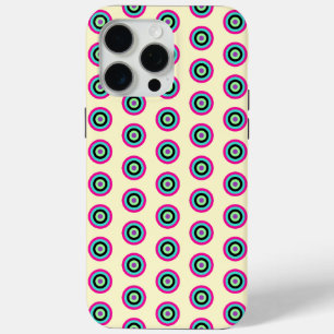 Max Bright Colorful Circles Coque pour iPhone 15 Pro M