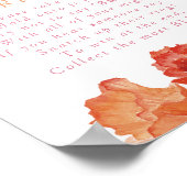 MAX Bright Floral Prosecco zet een ring op het spe Poster (Hoek)