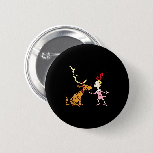 Max Cindy Lou Who Toddler Ronde Button 5,7 Cm (Voorkant /achterkant)