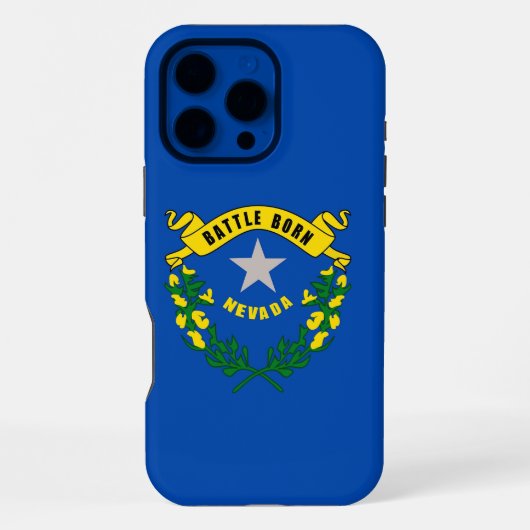 Max Coque Apple iPhone 16 Pro Max, drapeau du Nevada (Verso)