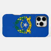 Max Coque Apple iPhone 16 Pro Max, drapeau du Nevada (Verso Horizontal)