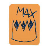 Max & Crown Sketch Magneet (Verticaal)