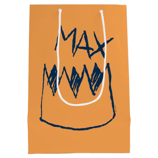 Max & Crown Sketch Medium Cadeauzakje (Achterkant)