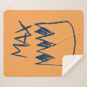 Max & Crown Sketch Sherpa Deken (Voorkant (horizontaal))