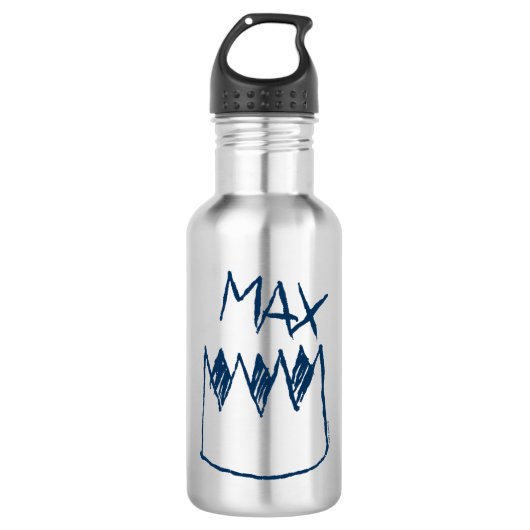 Max & Crown Sketch Waterfles (Voorkant)