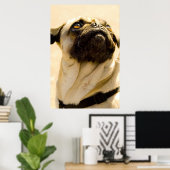 Max de Pug Poster (Thuiskantoor)