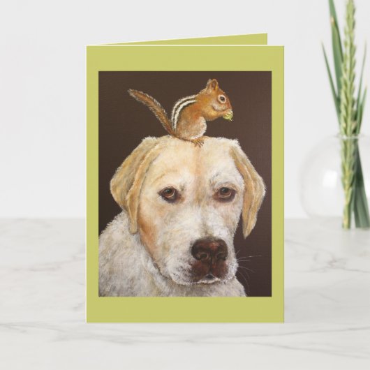 Max en de heer Chipmunk kaart (Voorkant)