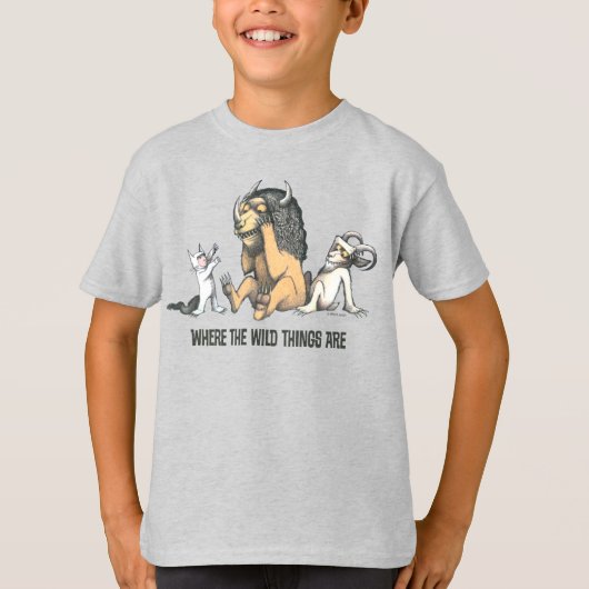 Max en de wilde dingen spelen t-shirt (Voorkant)