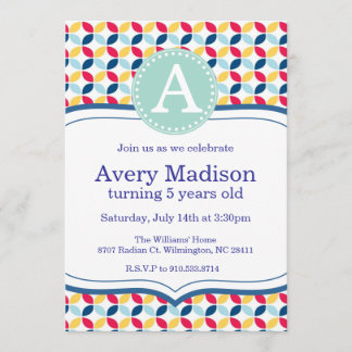 Max en Ruby Geïnspireerde uitnodiging van de Parti