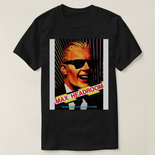 Max Headroom UK 1985 T-shirt (Design voorkant)