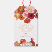 MAX Helder Bloemenkroon & Prosecco Bruiloftsfeest Cadeaulabel (Voorkant)