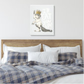 Max | Ik eet je op! Canvas Afdruk (Insitu (Slaapkamer))