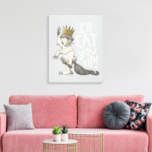 Max | Ik eet je op! Canvas Afdruk (Insitu (Woonkamer))