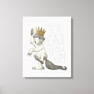Max   Ik eet je op! Canvas Afdruk