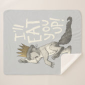 Max | Ik eet je op! Sherpa Deken (Voorkant (horizontaal))