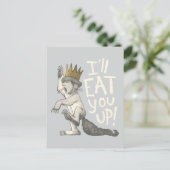 Max | Ik eet je wel op! Briefkaart (Staand voorkant)