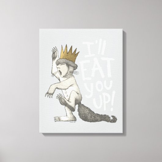 Max | Ik eet je wel op! Canvas Afdruk (Voorkant)