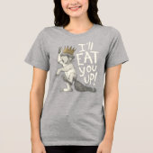 Max | Ik eet je wel op! Tri-Blend Shirt (Voorkant)