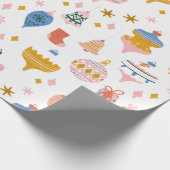 Max Kerstmis wit Cadeaupapier (Hoek)