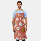 max. kerstsinaasappel schort (Gedragen)