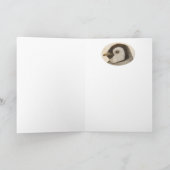 Max la carte de Noël du bébé empereur pingouin (Intérieur)