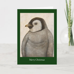 Max la carte de Noël du bébé empereur pingouin