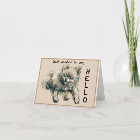Max le Carte pour notes de chien (Devant)