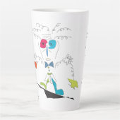 Max Leven aan de rand van Chaos Latte Mok (Voorkant)