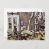 Max Liebermann- Joodse wijk in Amsterdam Briefkaart (Voorkant / Achterkant)